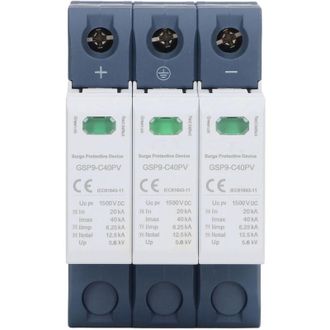 OEM Protector Contra Sobretensiones Fotovoltaicas De Baja Tensi&oacute;n Para Montaje En Riel Din, 40 Ka, 3 Polos, 1500 V Cc