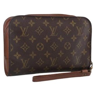 Louis Vuitton Pre-owned Clutches, female, Brown, Size: ONE SIZE Pre-owned Vintage Monogram Clutch