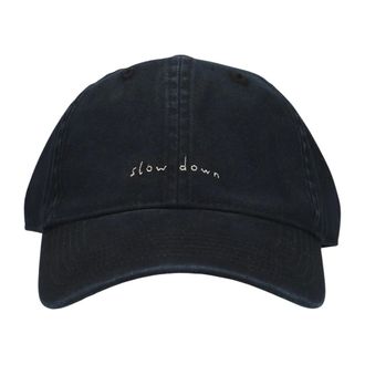 For&eacute;t Accessoires, Heren, Zwart, ONE Size, Katoen, Slow Down Washed Cap