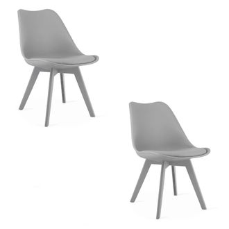 OEM Silla Mark - Gris / Patas Grises X 2
