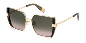 Furla SFU819 300K Mens Sunglasses Gold Size 57
