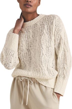 Reiss Oakley Crew Neck Textured Sweater