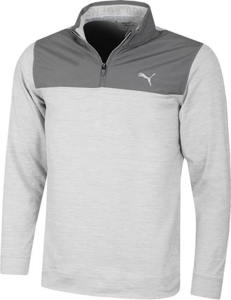 Puma Puma Golf Mens Cloudspun Sweater - Quiet Shade/High Rise Heather - S