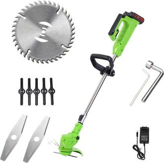 Trade Shop Trade Shop - Decespugliatore Elettrico A Batteria 24v Tagliaerba Tagliabordi Accessori 94477