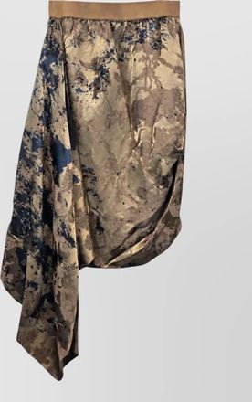 Uma Wang linen blend asymmetric skirt