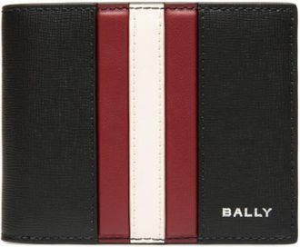 Bally logo-print leather wallet - men - Calf Leather - One Size - Black