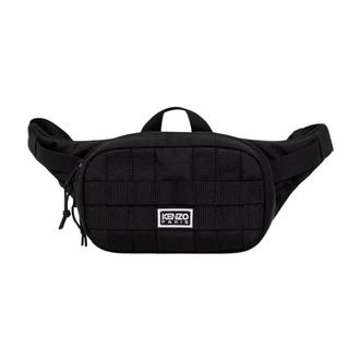 Kenzo Heren, Tassen, Zwart, Maat: ONE Size Nylon