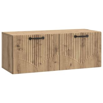 vidaXL Mueble Para Tv De Pared Roble Artesanal 78,5 X 31 X 30 Cm Vidaxl