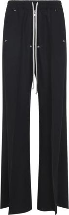 Rick Owens Wide Bela Pants - Heren - Wijde Broeken - Zwart - XL - Wol - Broeken