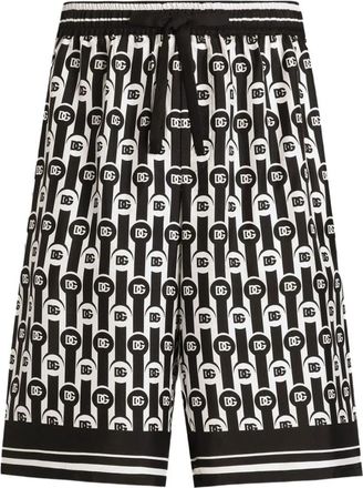Dolce & Gabbana Sportieve Zomer Shorts voor Mannen - Heren - Korte Broeken - Zwart - L - Korte Broeken