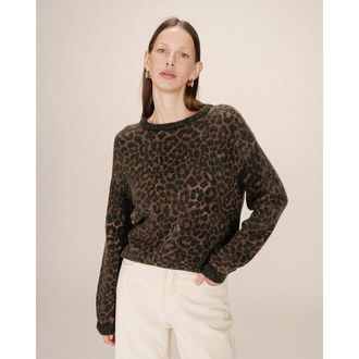 Grace & Mila Trui met ronde hals in grof tricot