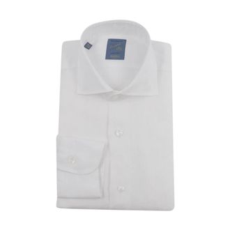 Barba Heren, Overhemden, Wit, Maat: 3XL Linnen