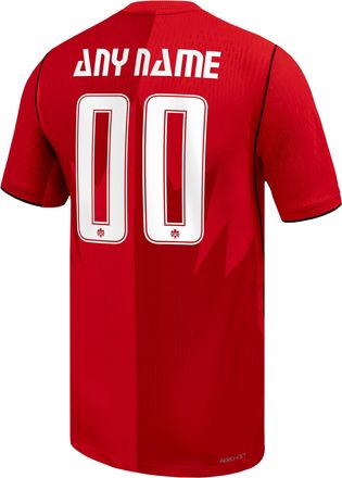 Nike Canada Match Home Nike Mens Dri-FIT Soccer Authentic Custom Jersey By You in Red | NN203948227-CUS