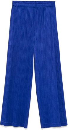 Pleats Please Issey Miyake Light Wave trousers - Blue