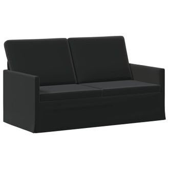 vidaXL Vidaxl Divano A 2 Posti Nero 150 X 81 X 82 Cm Velluto (v)