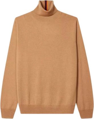 Paul Smith Truien & Vesten, Heren, Bruin, S, Kasjmier, Paul Smith Sweaters Camel