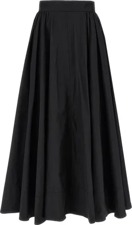 Andamane Black Polyester Mini Womens Skirt