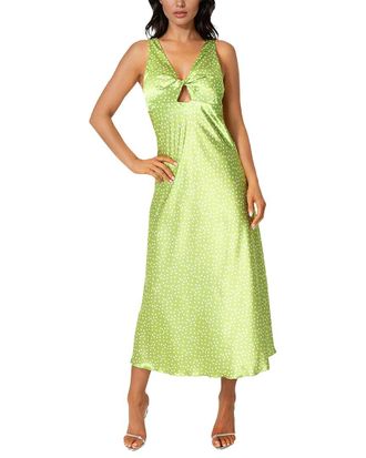 Bebe Twist Front Maxi Dress