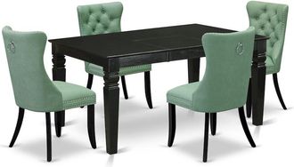 East West Furniture 5 Piece Dinette Set