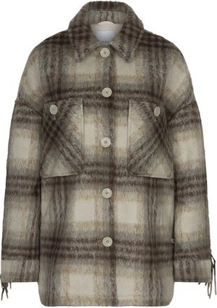 Dante6 Hivora Shirt Coat - Dames - Jassen - Veelkleurig - Maat: XL Wol