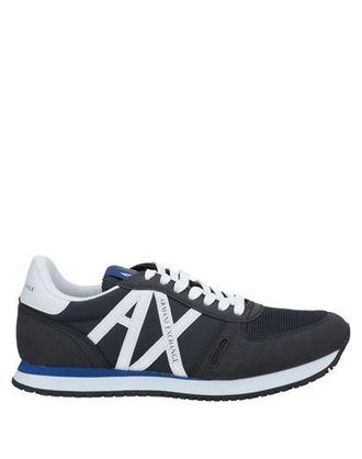 A|X Armani Exchange Men's Logo Sneakers in Multicolour Techno Fabric with Round Toeline