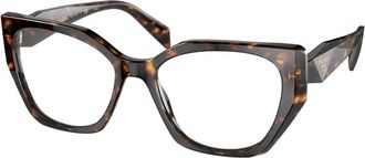 Prada Glasses, female, Brown, 52 MM, Stylish Eyeglasses in Brown Tortoiseshell