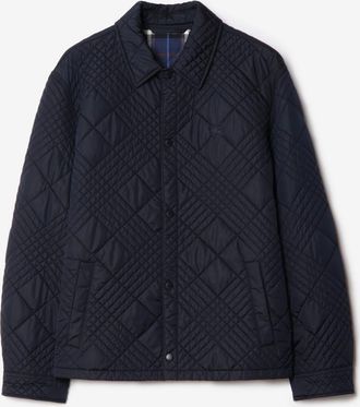 Burberry Micro Check-stitch Ramsey Jacket, Size: XXL