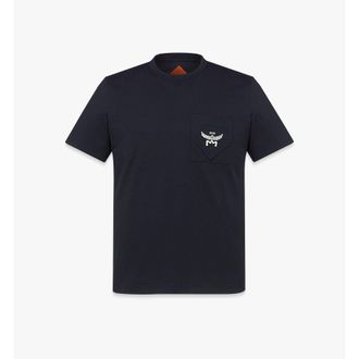 MCM Essential Logo Pocket T-shirt In Organic Cotton