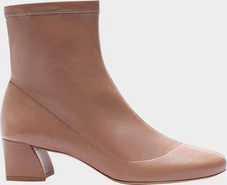 Alexandre Birman Leather Skinny Ankle Booties