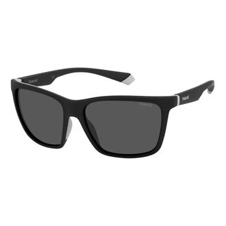 Polaroid Sunglasses, male, Black, Size: 58 MM Black Grey Sunglasses
