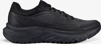 Clarks Tawstock Kant Zwarte Gebreide Sneakers