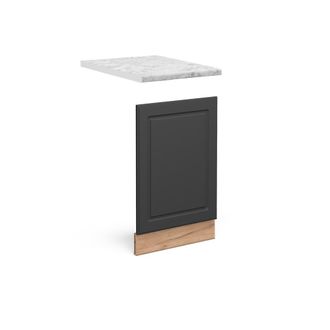 Vicco Pannello Frontale Fame-line, Antracite-oro, 45 Cm, Pl Marmo
