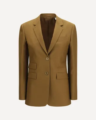 Burberry Wool and mohair Blazer Female 10