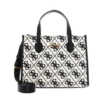 Guess Tote Bags, female, Black, Size: ONE SIZE Silvana Tote