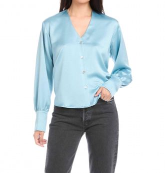 Fifteen Twenty Tie Back Top In Glacier