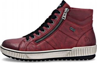 Remonte Womens D0772 Maditta Sneakers In Mohn/rot