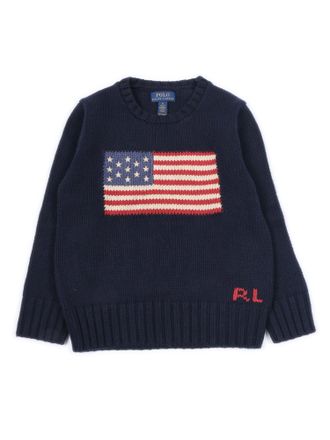 Polo Ralph Lauren Flag Cn Swtr Top Maglione