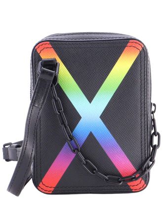 Louis Vuitton Danube Messenger Bag Rainbow Taiga (Authentic Pre-Loved)