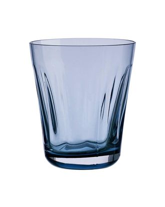 Nude Glass Lady Blue Glasses (Set Of 2)