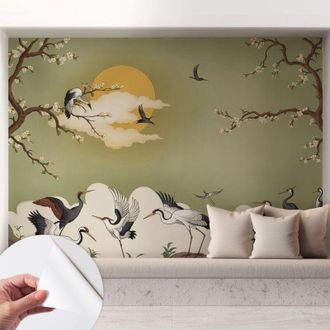 Tulup Fotomurale adesivo stickers - per camera da letto - per corridoio - decorazione casa moderna Natura elegante 208x146 cm