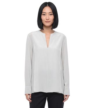 Stella McCartney Light Blue V Neck Top