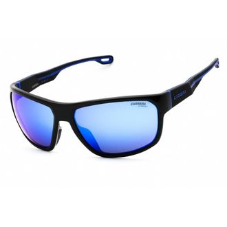 Carrera Blue Mirror Wrap Mens Sunglasses CARRERA 4018/S 0D51/Z0 63