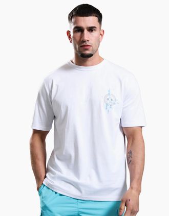 Marshall Artist Mens Marshall Artist Glitch Theory T-Shirt White - Size: 38