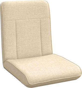 vidaXL Sill&oacute;n Ajustable Crema Tela Vidaxl