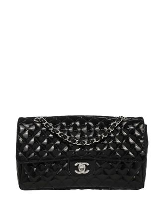 Chanel Borsa a spalla Secret Label Single Flap trapuntata 2006-2008 - Nero