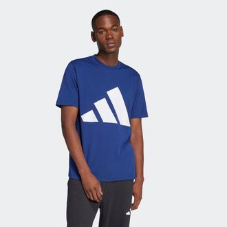 adidas T-Shirt ADIDAS SPORTSWEAR M BL SJ T, Herren, Gr. XXL, blau (dunkelblau, wei&szlig;), Obermaterial: 100% Baumwolle, normal, Rundhals, Shirts T-Shirt, klassis