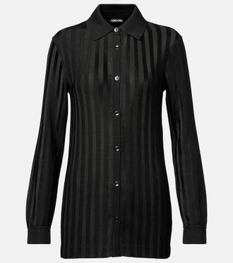 Tom Ford Knitted striped shirt