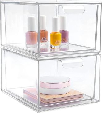 OEM Organizador De C&aacute;psulas De Caf&eacute; K-cup De 2 Piezas, Contenedor De Almacenamiento Apilable Con Cajones Para Crema, Az&uacute;car Y Barra De Caf&eacute;