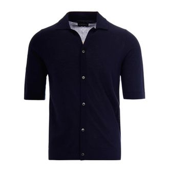 Ballantyne Polo Shirts, male, Blue, Size: 2XL Ultralight Cotton Polo Shirt