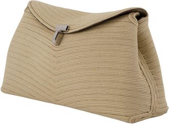 Toteme Womens Canvas Clutch Beige
